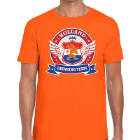 Oranje Holland drinking team rwb t shirt heren