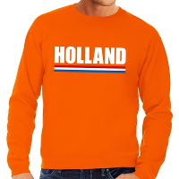 Bellatio Decorations Oranje Holland supporter sweater   trui   voor heren   Koningsdag   Supporters