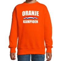 Oranje kampioen sweater / trui Holland / Nederland supporter EK/ WK voor kinderen
