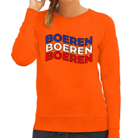 Oranje Koningsdag sweater   boeren protest   dames