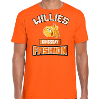 Oranje Koningsdag t shirt   Willies Kingsday fashion   dronken   heren