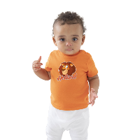 Oranje t shirt Holland met cartoon leeuw Nederland supporter voor baby / peuters