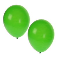 Bellatio Decorations party ballonnen   25x stuks   groen   27 cm   verjaardag   versiering