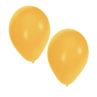 Bellatio Decorations party ballonnen   50x stuks   geel   27 cm   verjaardag   versiering