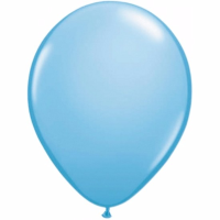 Party Ballonnen   lichtblauw   platex   15x stuks   rond   30 cm
