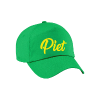 Piet verkleed pet   groen   voor dames en heren   petten / baseball cap   volwassenen   Sinterklaas