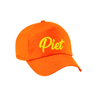 Piet verkleed pet   oranje   voor dames en heren   petten / baseball cap   volwassenen   Sinterklaas