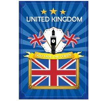 Poster United Kingdom / God save the Queen   59 x 42 cm