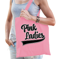 Shopper/tas Grease Pink Ladies   42 x 38 cm   roze