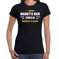 Sittard/Marotte Riek Carnaval outfit / t  shirt zwart dames