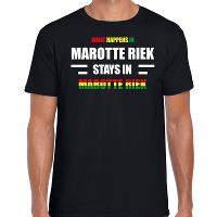 Sittard/Marotte Riek Carnaval outfit / t  shirt zwart heren
