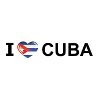 Sticker   I love Cuba   19 x 4 cm   Cuba   landenthema