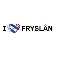 Sticker   I love Fryslan   19 x 4 cm   Fryslan   landenthema