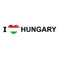 Sticker   I love Hungary   19 x 4 cm   Hongarije   landenthema