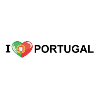Sticker   I love Portugal   19 x 4 cm   Portugal   landenthema