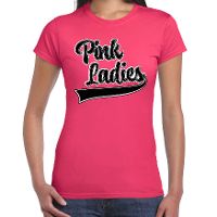 T shirt Grease Pink ladies   roze   carnaval shirt