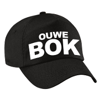Verjaardag cadeau petje   Ouwe Bok   zwart   heren   verjaardag