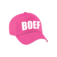 Verkleed Boef petje   baseball cap   roze   voor dames en heren   Carnaval   Boeven