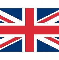 Vlag van Engeland/uk stickers   7.5 X 10 cm   Binnen/buiten