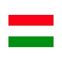 Vlag van Hongarije stickers   7 x 10 cm   Landen   Hongaarse vlaggetjes