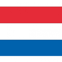 Vlag van Nederland stickers   7.5 X 10 cm   Binnen/buiten