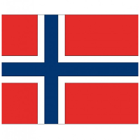 Vlag van Noorwegen stickers   7 x 10 cm   Landen   Noorweegse vlaggetjes