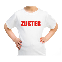 Zuster verkleed t shirt wit voor kinderen