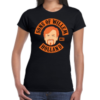 Zwart Sons of Willem t shirt dames