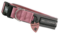 Bellomania Sport Halsband Voor Hond Gisele Roze/grijs #95;_26 29x2 Cm