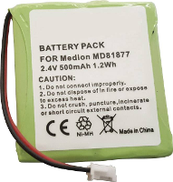 Beltrona TELSINUS201 TSinus battery Accu voor draadloze telefoon Geschikt voor merk: Amstrad, Audioline, Avaya, AVM, BT Verve, DeTeWe, GE, Gigaset, Medion,