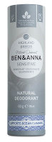 Ben & Anna Deodorant Stick Sensitive   Highland Breeze