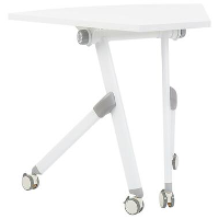 BENDI   Bureau inklapbaar   Wit   90 x 64 cm   Metaal