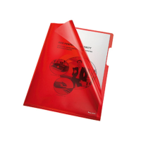 Bene Zichttassen DIN A4 PVC 0.15 Mm Rood (transparant) 205000RT 100 stuk(s)