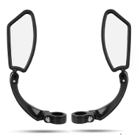 BENGGUO 1 stuk MTB Reflectiemirror 360° Draaibaar HD Achteruitkijkspiegel voor 20 24mm Stuurdiameter Fietsrijaccessoires