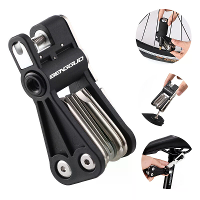 BENGGUO 18 in 1 Fiets Multitool Sleutel Reparatieset Aluminium Legering Schroevendraaier en Ketting Mini Draagbare Repar