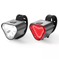 BENGGUO 500LM Fietsverlichting Mini Draagbare Achterlicht Type C Opladen Waterdichte Fietslicht Set voor MTB Buiten Nach