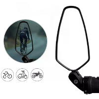 BENGGUO BG 5087 Voorrijspiegel Achteruitkijkspiegel 360° Verstelbaar MTB Diamanten Vorm HD Fiets Reflecterende Spiegel v