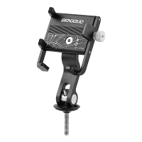 BENGGUO Fiets Houder Aluminiumlegering 180° Verstelbaar Stevig Antivallen Waterdicht 0.2Kg Lichtgewicht Stuurhouder Gesc