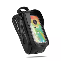Fiets tas voor telefoon fietsen top front buisframe tas waterdichte hoes opslag touchscreen MTB buis hard shell frontbal
