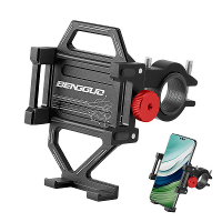 BENGGUO Fiets Telefoonhouder 360° Rotatie Universele Fiets Motorfiets Elektrische Scooter Stuurbeugel Stand Houder voor
