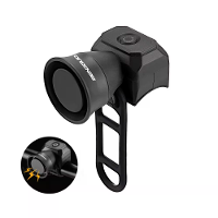 BENGGUO Fietsbel 120dB Hoge Geluid Fietsbel Hoorn 5 Lichtmodi 200mAh Type C Waterdichte Elektrische Hoorn voor Fietsen