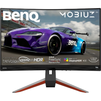 BenQ MOBIUZ Gaming EX2710R 2x HDMI, DisplayPort, 2x USB A 3.2 (5 Gbit/s), USB B, 165 Hz