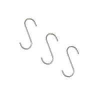 Benson S haken / ophanghaken   3x stuks   metaal   ophanghaakjes