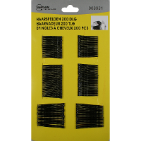 Benson Schuifspeldjes   200x   zwart   45 en 55 mm   haarspelden