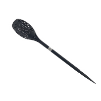 Benson Tuinfakkel   solar   met vlameffect   zwart   LED   48 cm