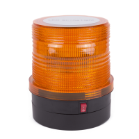 Zwaailamp oranje LED   strobe   waarschuwingslicht voor voertuig/auto   12,3 x 9,5 x 10,8 cm