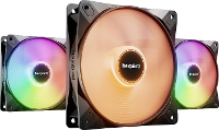 BeQuiet LIGHT WINGS LX 120mm PWM Triple Pack PC ventilator Zwart (b x h x d) 120 x 120 x 25 mm Incl. LED verlichting