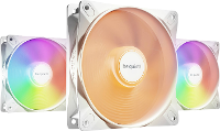 BeQuiet LIGHT WINGS LX 120mm PWM White Triple Pack PC ventilator Wit (b x h x d) 120 x 120 x 25 mm Incl. LED verlichting