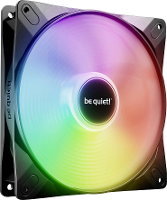 BeQuiet LIGHT WINGS LX 140mm PWM high speed PC ventilator Zwart (b x h x d) 140 x 140 x 25 mm Incl. LED verlichting