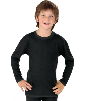 Best4body Verbandshirt Kind Lange Mouwen Zwart Maat 104